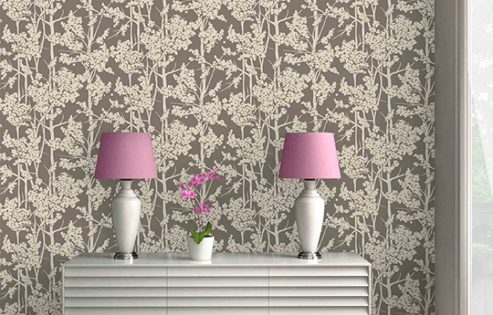 ColourDrive-Asian Paints Nilaya wallpaper Dream Forest wallpaper House Wall Wallpaper Design for Presentaion Hall